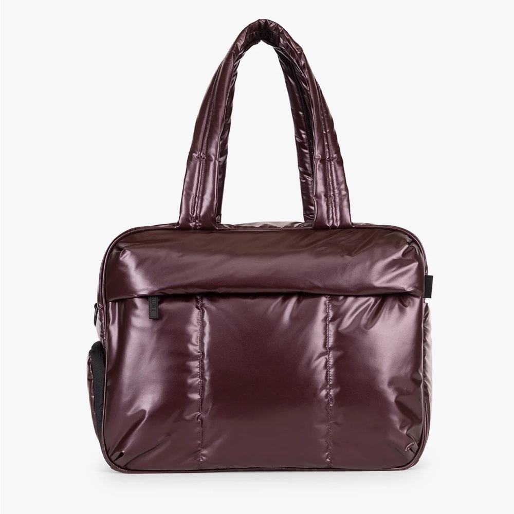 Calpack Luka Duffel Bag in Glazed Dark Cherry